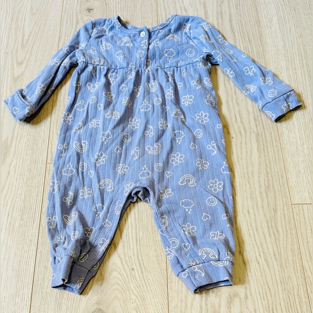 Joe Fresh Light Purple Baby Weather Onsie